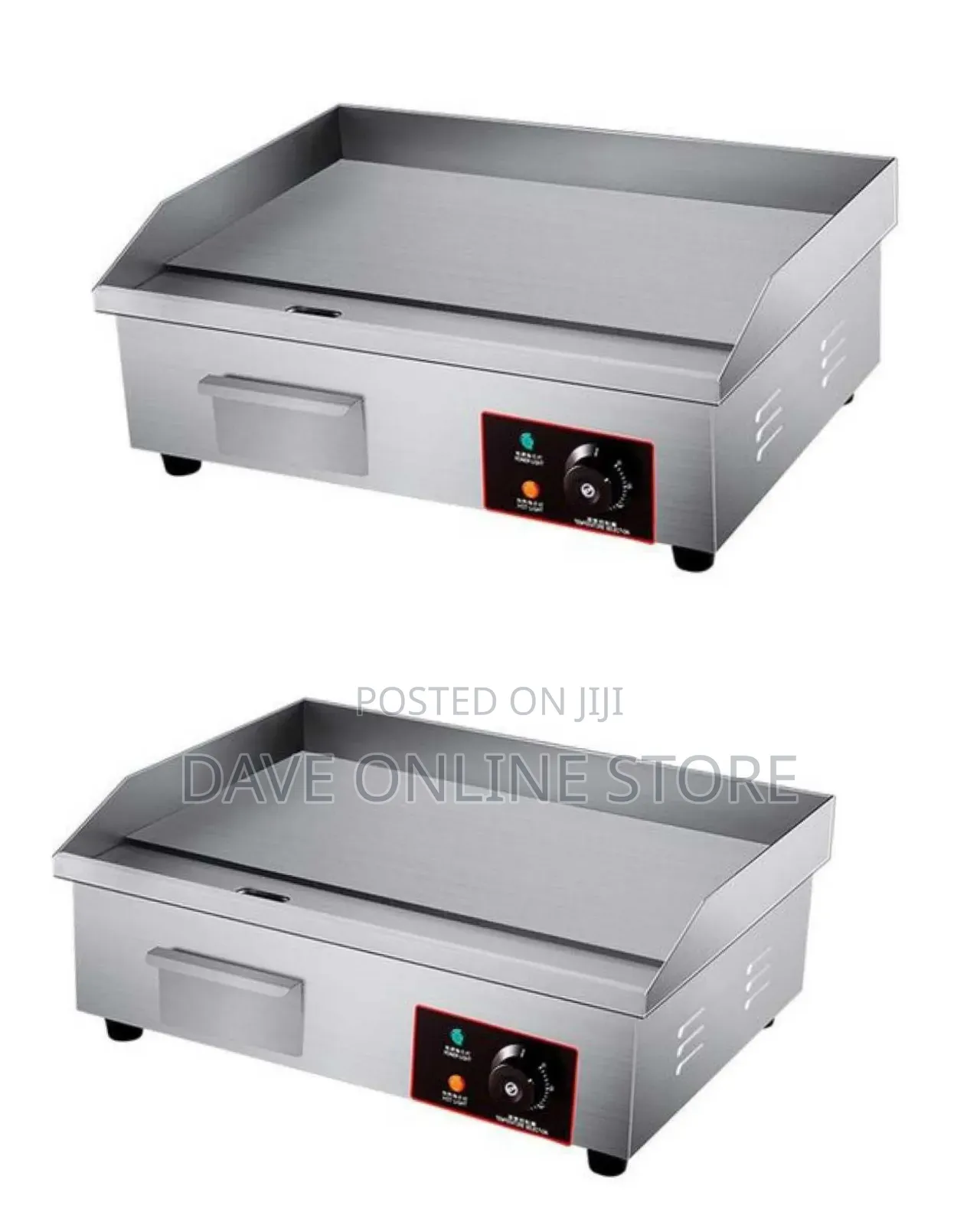 Commercial Electric Countertop Flat Top Griddle