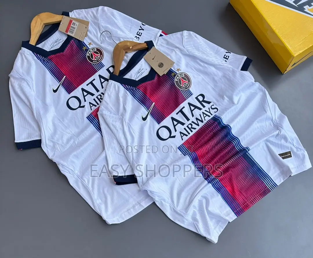 White Paris Saint-Germain (PSG) 2026–2027 Away Jersey