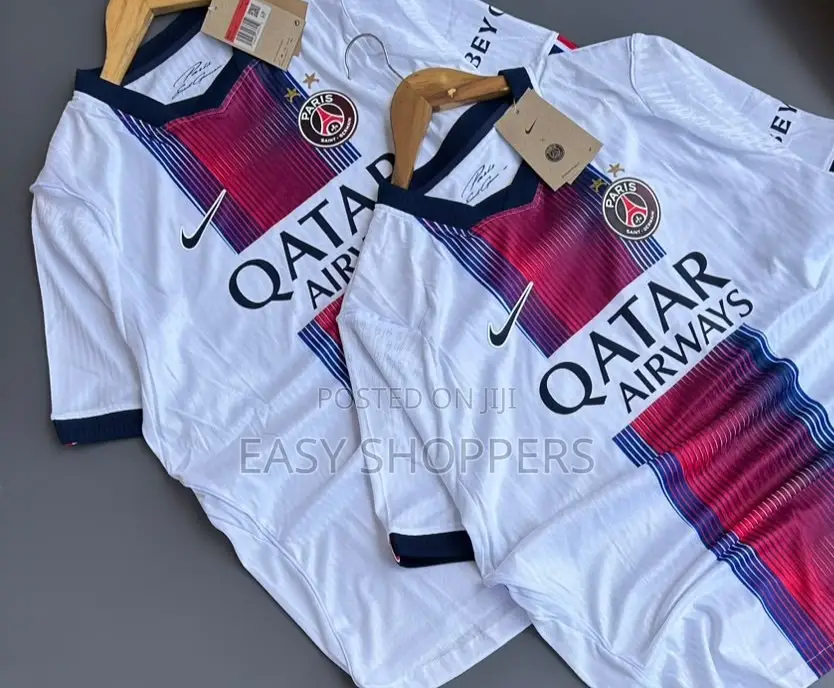 White Paris Saint-Germain (PSG) 2026–2027 Away Jersey