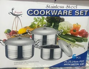 6-Piece Jingyifa Stainless Steel Cookware Set