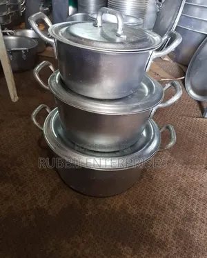 Aluminium Saucepans 3pcs