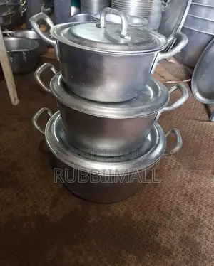 Aluminium Saucepans 3pcs