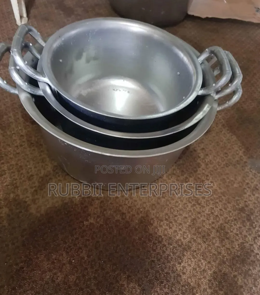 Aluminium Saucepans 3pcs