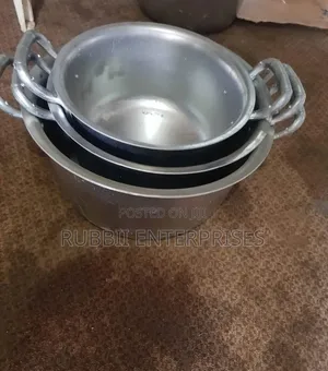 Aluminium Saucepans 3pcs
