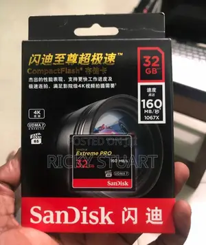 SanDisk 32GB Extreme PRO CompactFlash Memory Card
