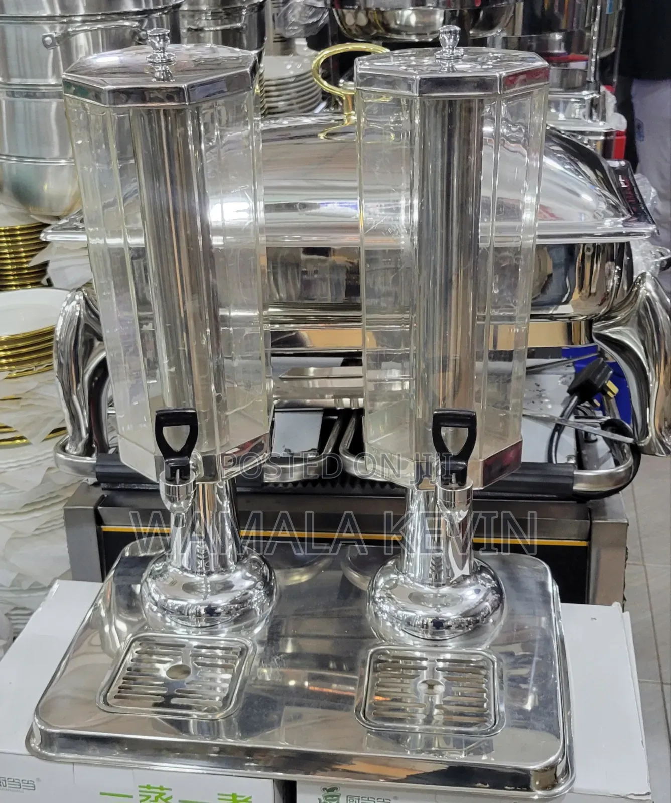 Commercial Double Juice Dispenser