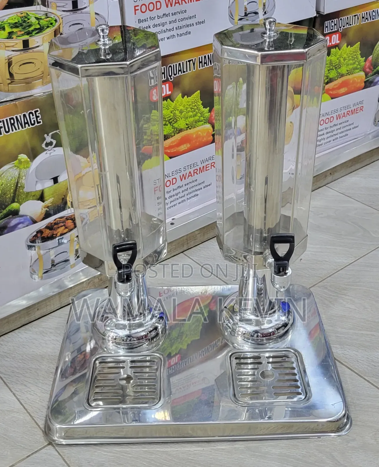 Commercial Double Juice Dispenser