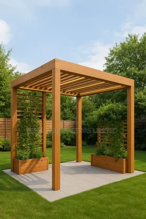Pergolas/Simple Wooden Pergolas