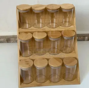 Standing Spice Rack ~ Wooden
