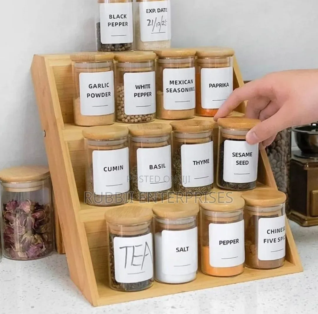 Standing Spice Rack ~ Wooden