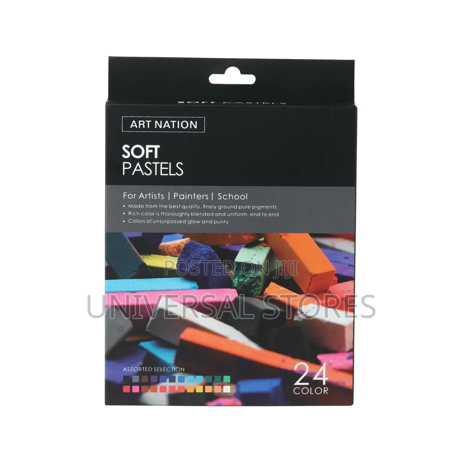 Art Nation Set of 24 PCS of Soft Pastel Colors With
Durable Material