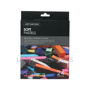 Art Nation Set of 24 PCS of Soft Pastel Colors With
Durable Material
