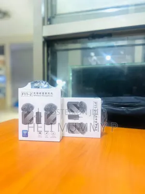 F11-2 Dual Noise-Cancelling Wireless Microphone Set.