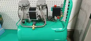 DCA 25L Silent Oil Free Double Piston Air Compressor