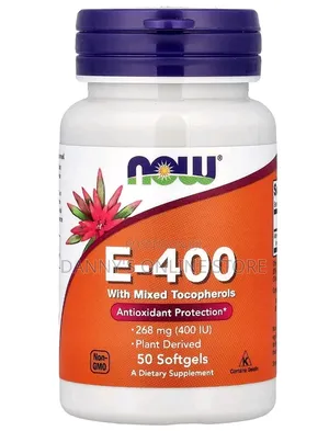 Vitamin E, 400 Iu, 50 Softgels