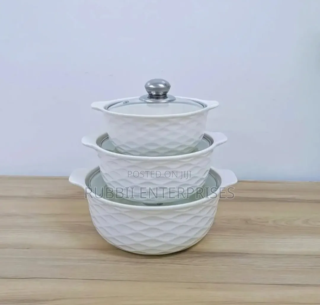 Ceramic Serving Dishes 3pc