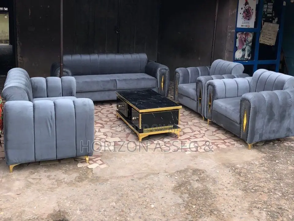 Bubble Upholstered Sofa Complete High Density Sofa 6 Seater