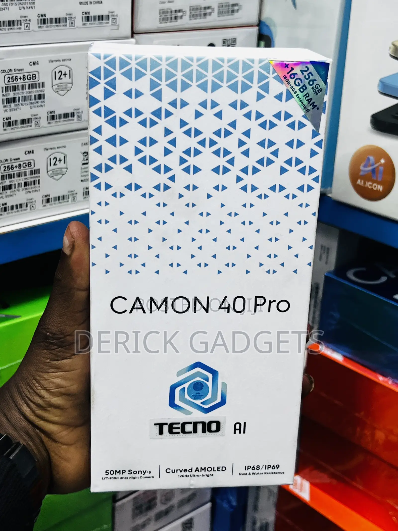New Tecno Camon 40 Pro 4G 256 GB Black