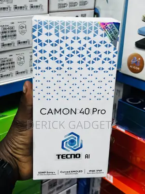 New Tecno Camon 40 Pro 4G 256 GB Black