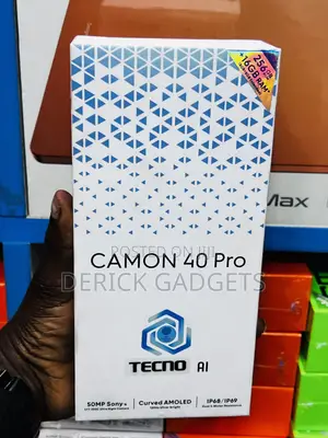 New Tecno Camon 40 Pro 4G 256 GB Black