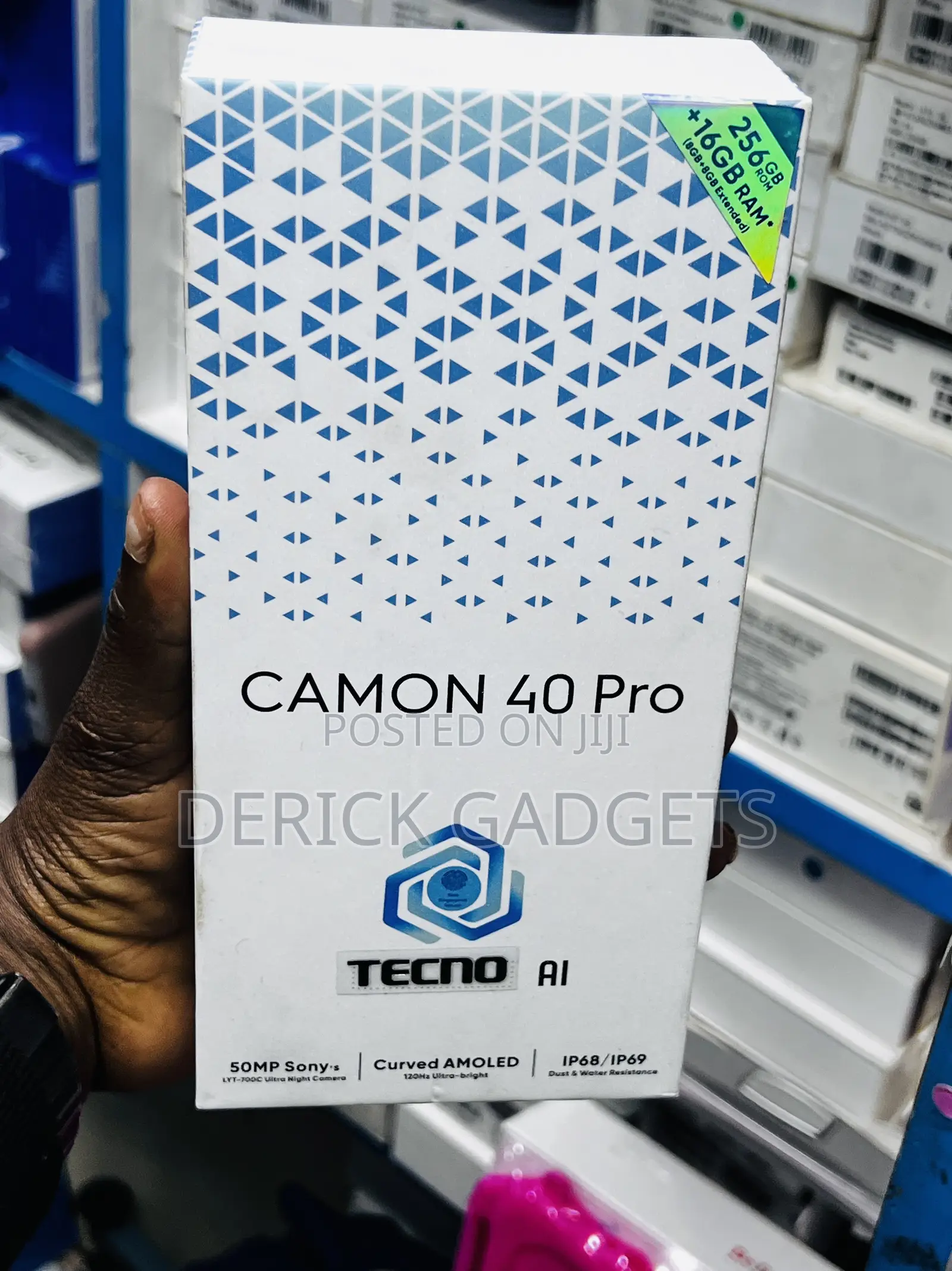 New Tecno Camon 40 Pro 4G 256 GB Black