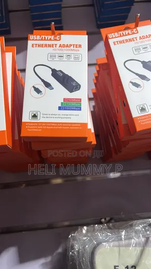 USB/Type-C Ethernet Adapter Supports 10/100/1000 MBPS
