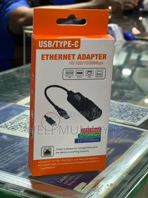 USB/Type-C Ethernet Adapter Supports 10/100/1000 MBPS