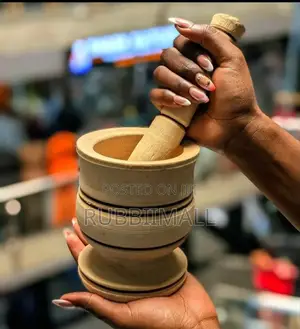 Wooden Mortar Pestle