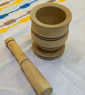 Wooden Mortar Pestle