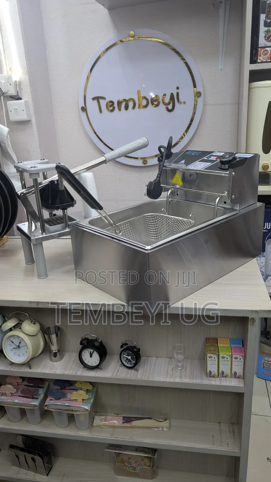 6L Deep Fryer With Commercial Potato Chipper