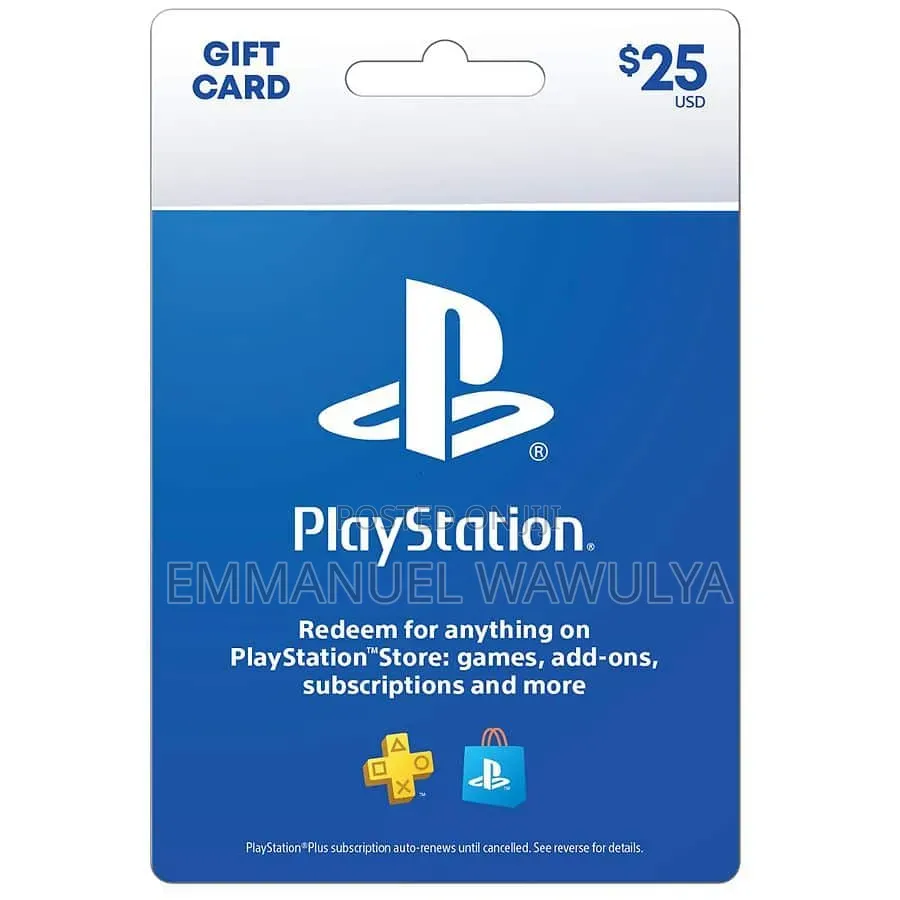 $25 Playstation Store Gift Card (Digital