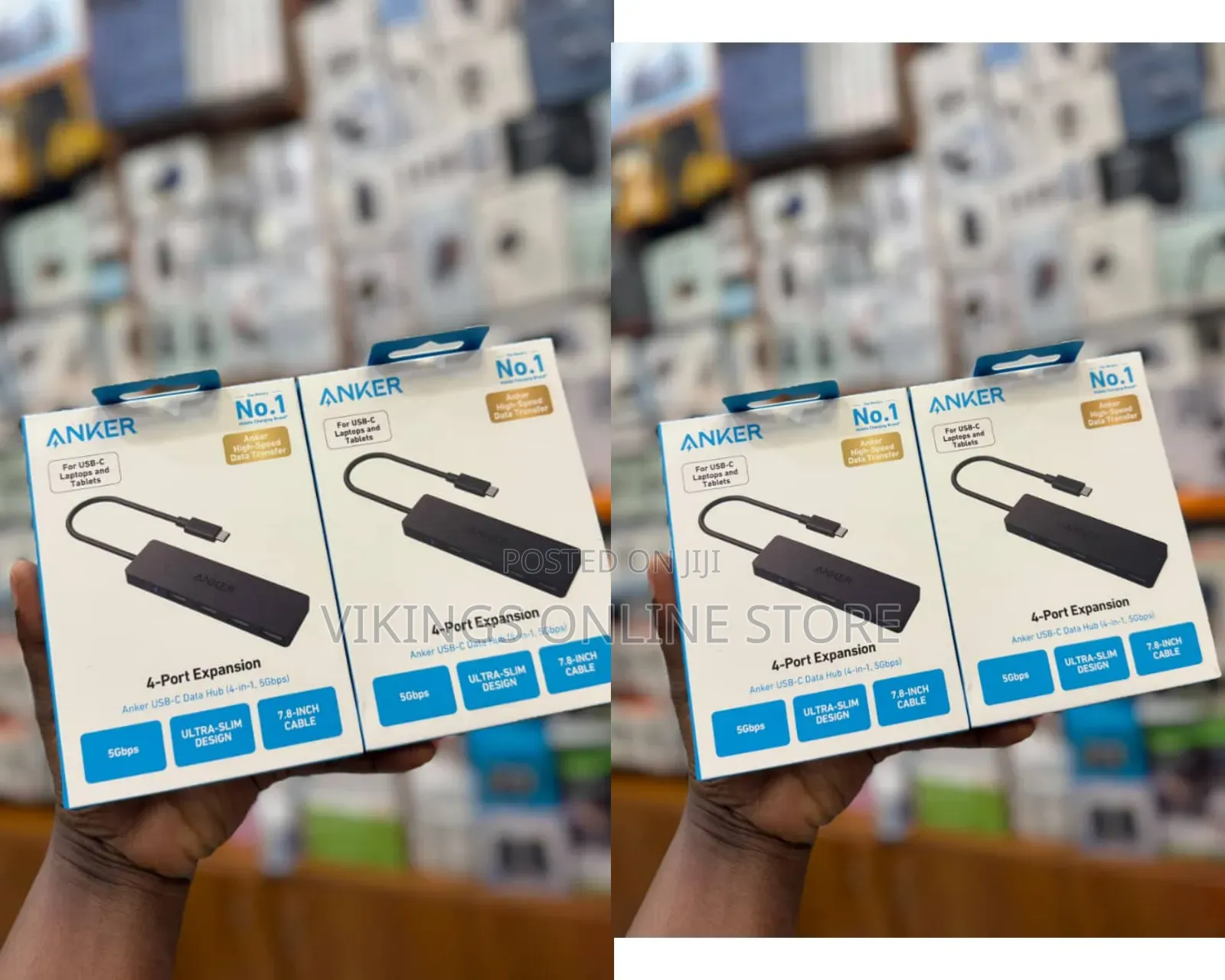 Anker USB-C Data Hub (4-in-1, 5Gbps)