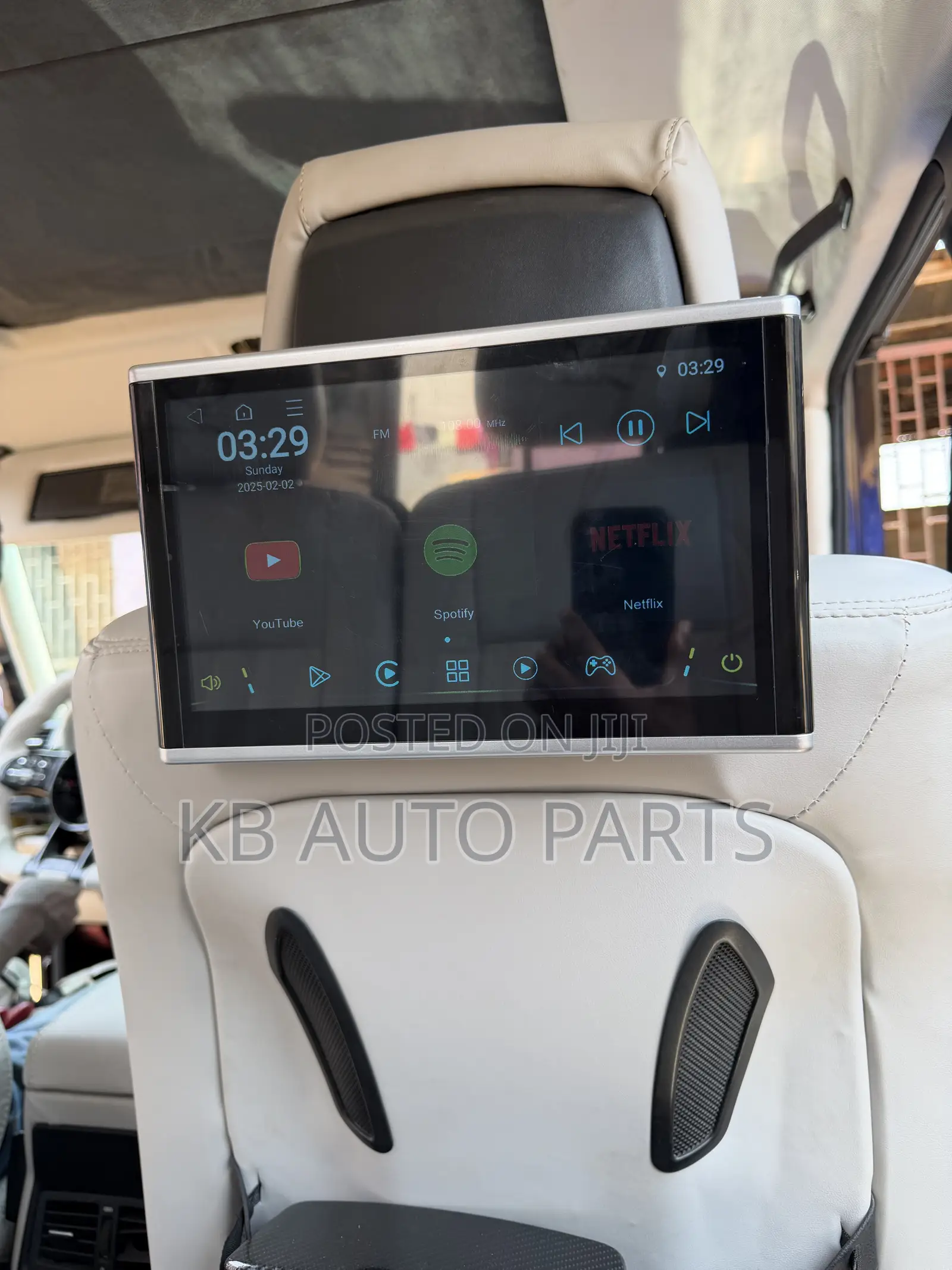 Car Android Headrest Monitors 10.1” 2k