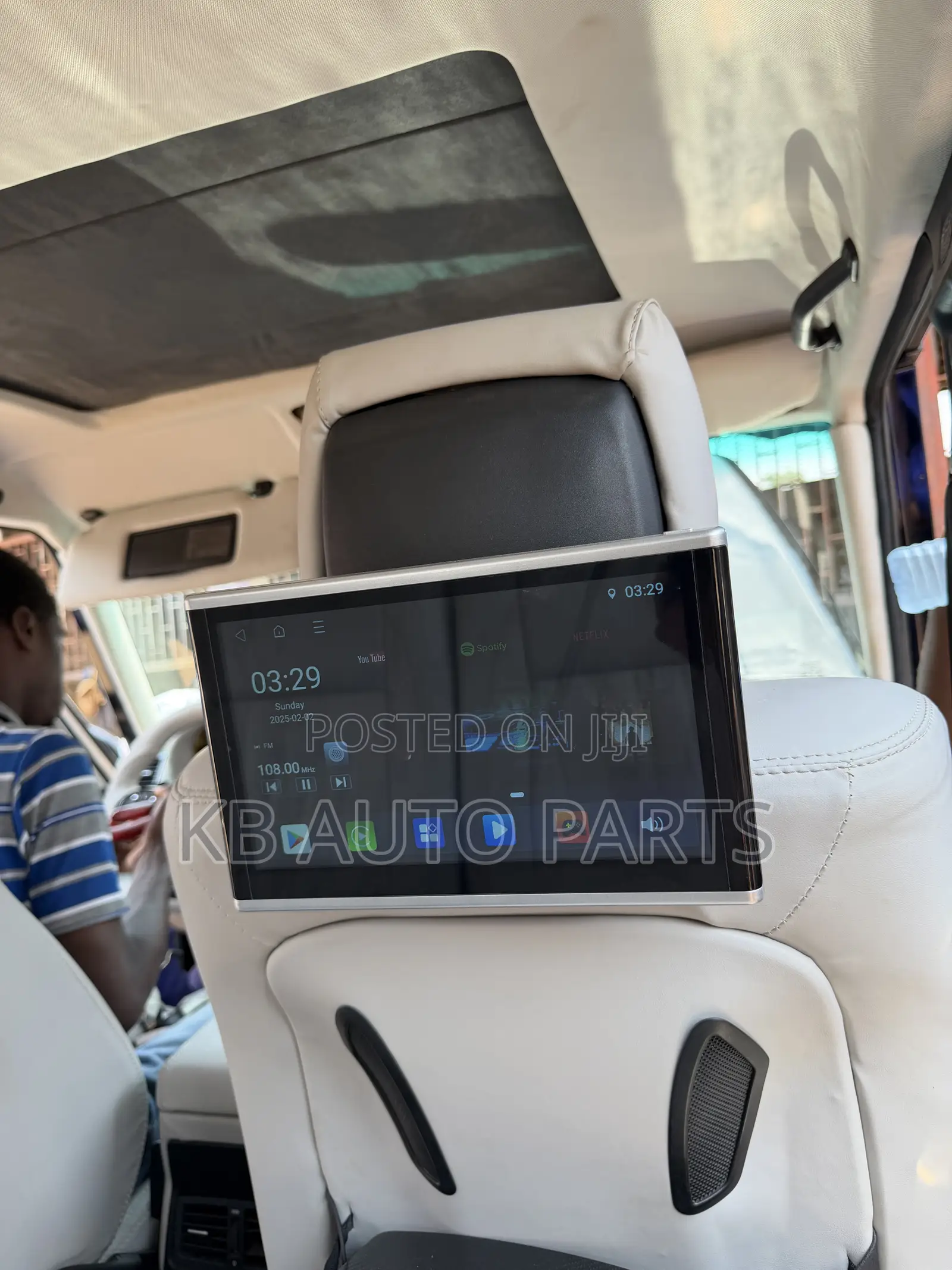 Car Android Headrest Monitors 10.1” 2k