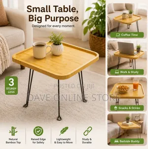 Bamboo Collapsable Side Table