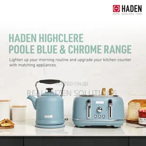 UK HADEN 1.5L Highclere Vintage Rapid Boil Stainless Steel Kettle