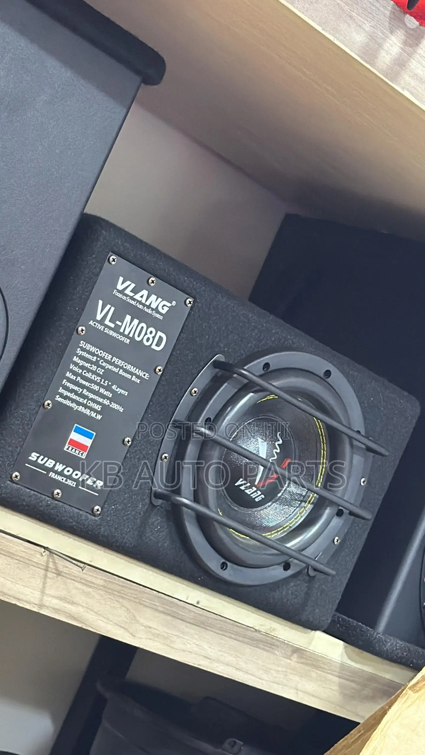 Car High Power Amplified Subwoofers
