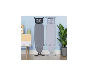Foldable Freestanding Ironing Board With a Heat-Resistant Fabric Cover