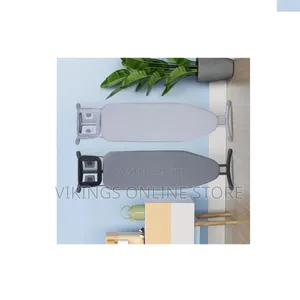 Foldable Freestanding Ironing Board With a Heat-Resistant Fabric Cover