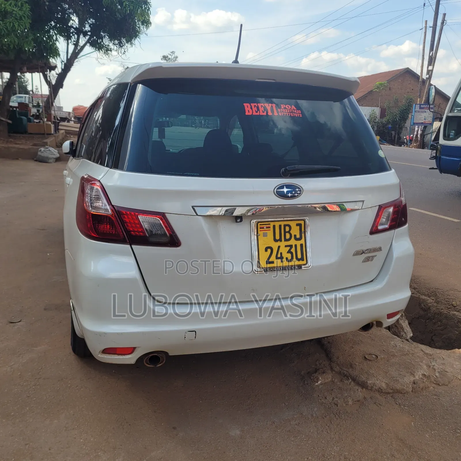 Subaru Exiga 2008 White