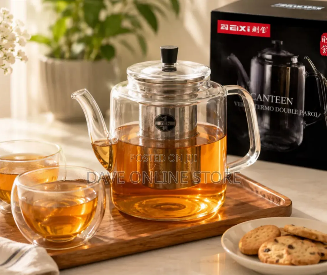 High Boroscillate Clear Glass Tea Pots