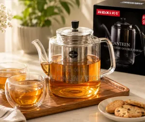 High Boroscillate Clear Glass Tea Pots