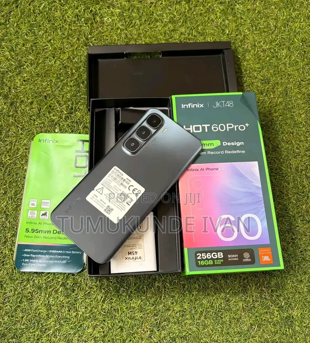 New Infinix Hot 60 Pro+ 256 GB Black