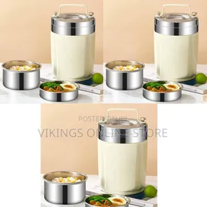 Vacuum-Insulated Thermal Lunch Container System