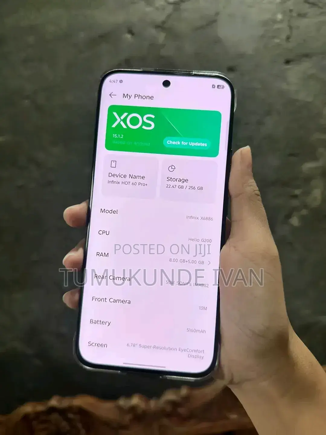 New Infinix Hot 60 Pro+ 256 GB Orange