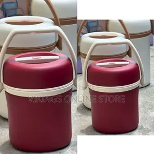 Portable, Double-Layer Insulated Thermal Lunch Box and Food Jar