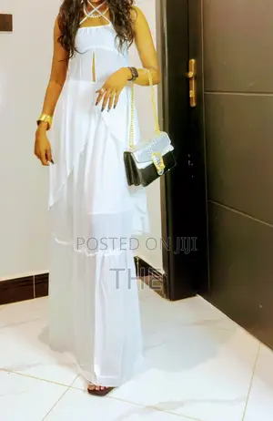 Luxury Ladies Halter-Neck Flowing Maxi Dresses