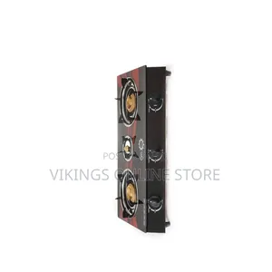 Triple a 3-Burner Tempered Glass Tabletop Gas Stove Patterned Surface