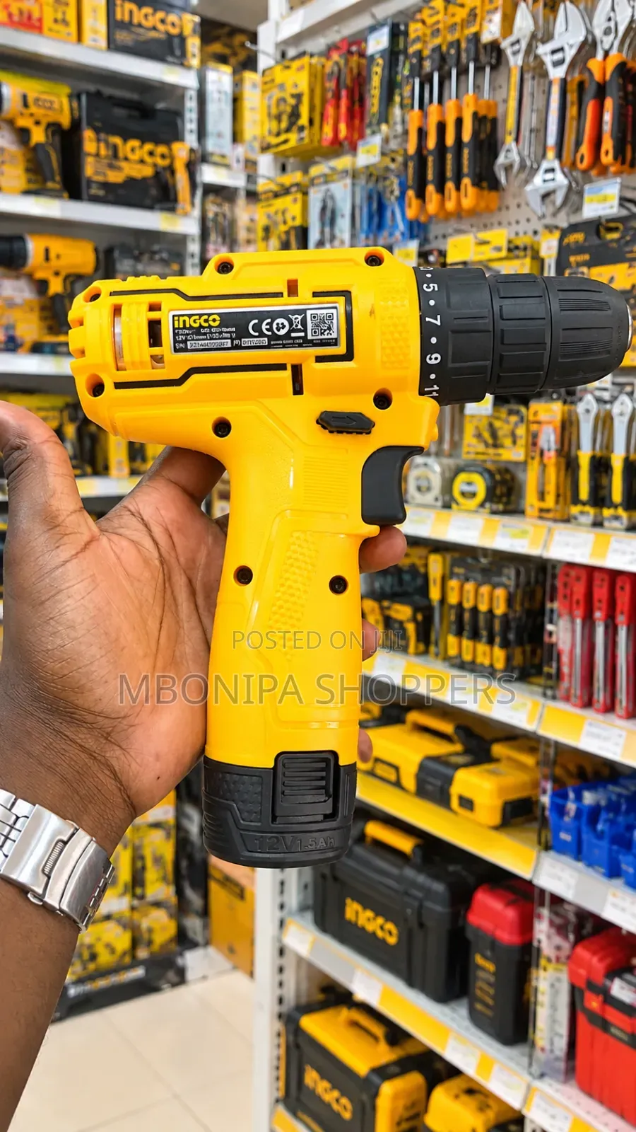 INGCO Cordless Power Drill – Heavy-Duty Electric Drill