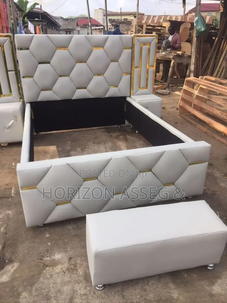 Fabric Sofa Bed 5x6 Cream Quality Bed